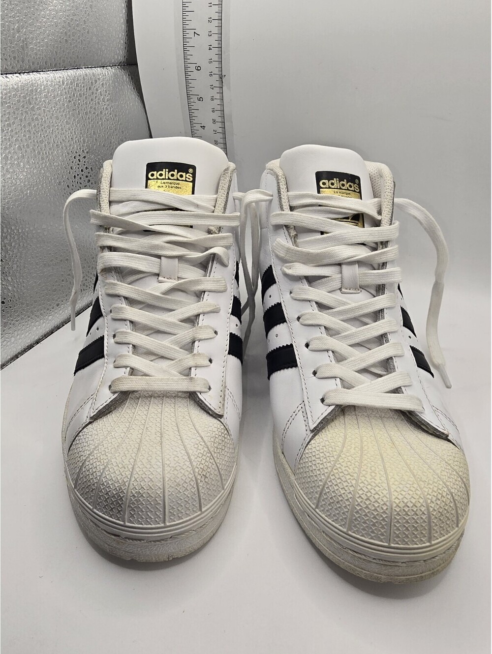 Adidas Men's US Size 7.5 Pro Model High Top Sneaker White